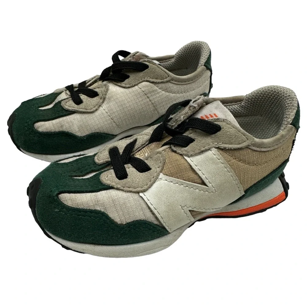 NEW‎ BALANCE 327 Incense Nightwatch Green Sneaker Slip On IH327SP Toddler Boy 9M